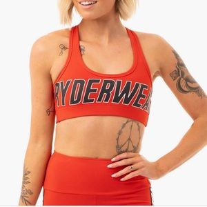 Ryderwear Courtside sports bra orange-red